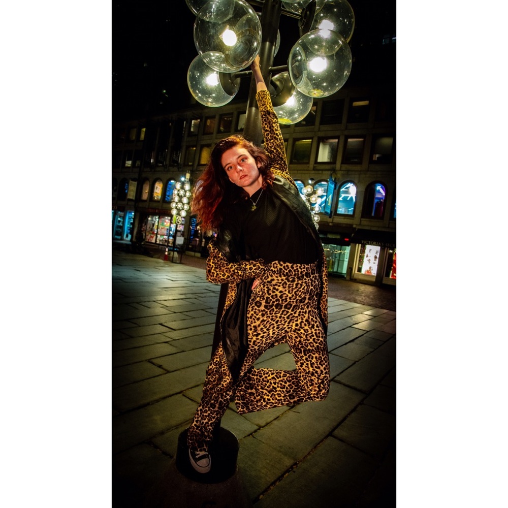 Current Mood Cheetah Print long Jacket Leopard